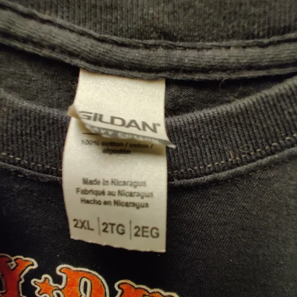 Harley-Davidson/Kid Rock Black Graphic T-Shirt size 2xlarge (not Harley shirt) - Picture 5 of 12